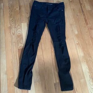 Express ripped jeggings